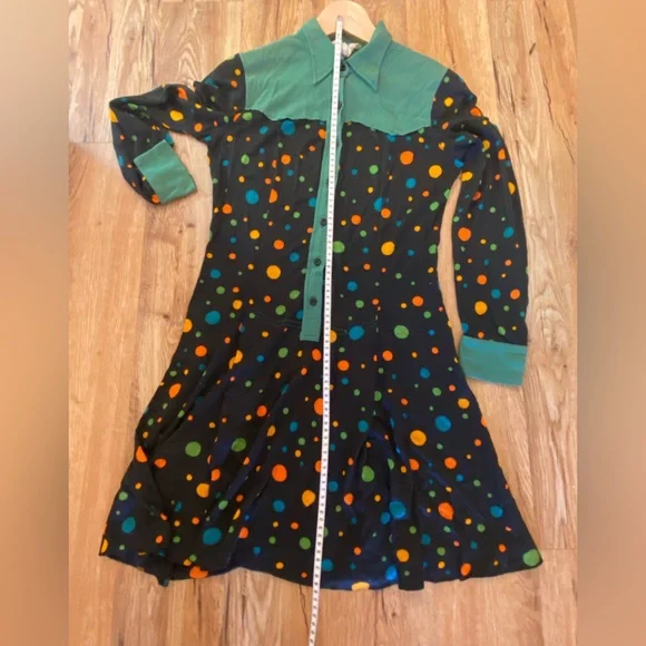 Vintage western inspired Italian Ferlina dress - Picture 3 of 7